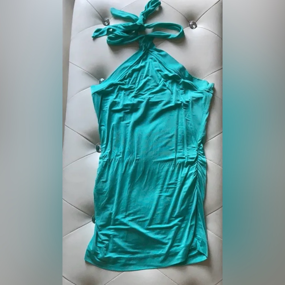 Turquoise top